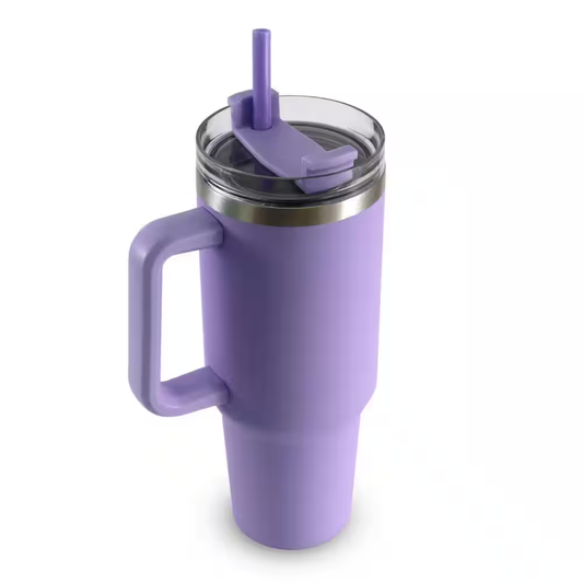 purple tumbler